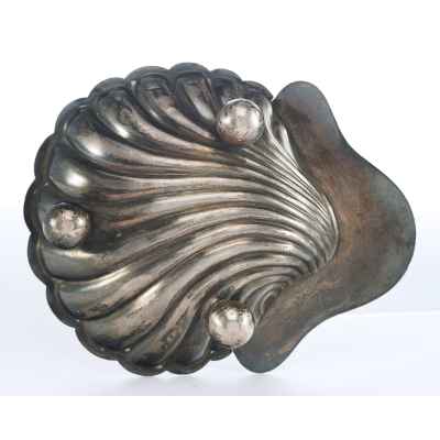 Икорница серебро 925 пр. Lee & Wigfull Шеффилд 1904 г. 100 гр. Шеффилд, Великобритания 1904 г