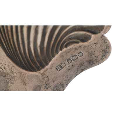 Икорница серебро 925 пр. Lee & Wigfull Шеффилд 1904 г. 100 гр. Шеффилд, Великобритания 1904 г