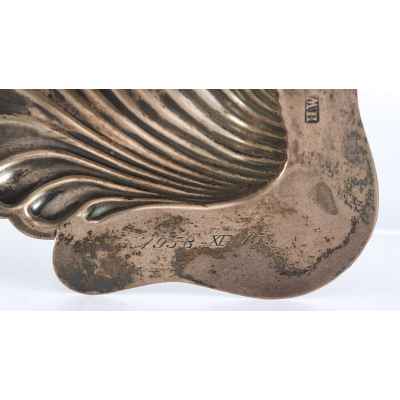 Икорница серебро 925 пр. Lee & Wigfull Шеффилд 1904 г. 100 гр. Шеффилд, Великобритания 1904 г