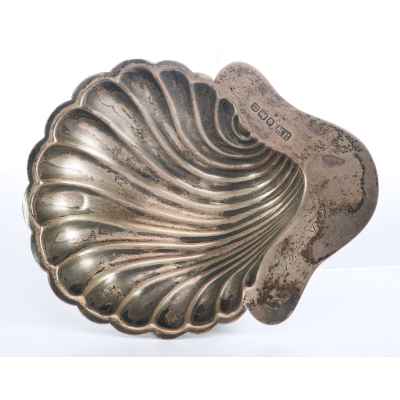 Икорница серебро 925 пр. Lee & Wigfull Шеффилд 1904 г. 100 гр. Шеффилд, Великобритания 1904 г