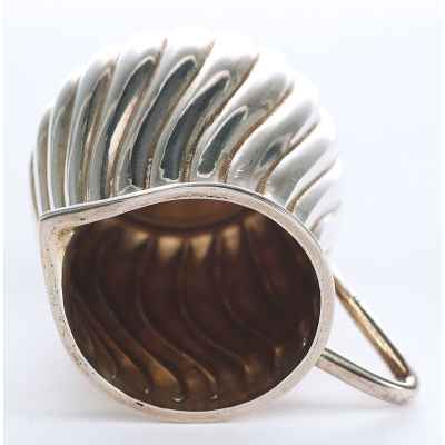 Сливочник серебряный 800 пр. Австро-Венгрия нач. ХХ в. Н-5,5 см. 62,4 гр. Австро-Венгрия начало ХХ века