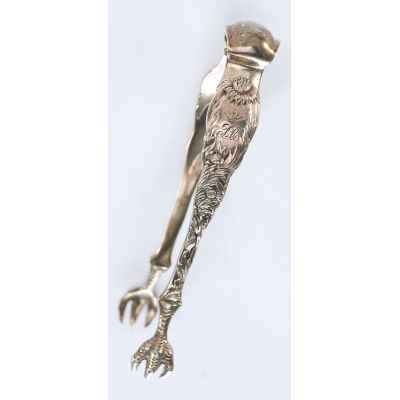 Щипцы для сахара серебро 925 пр. Tiffany США 1880 г. 11,6 см. 38 гр. Тиффани, США 1880
