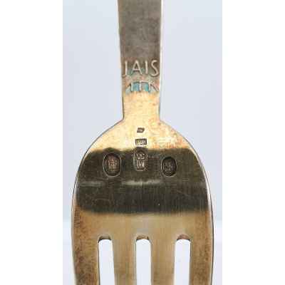 Коллекционный рождественский набор серебро 800 пр, Michelsen Дания 1935 г. 93 гр. Дания 1935