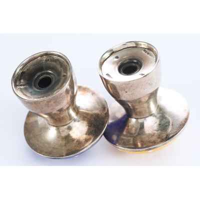 Набор для специй Грибочки серебро 925 пр. эмаль Мексика 1950-е гг. 4,8x4,5 см. 71 гр. Мексика 1950 -1960-е гг