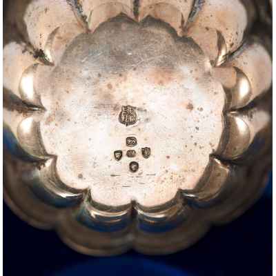 Набор серебряных солонок Horace Woodward & Со Англия 1886 г. 83 гр. Лондон, Великобрuтания 1886