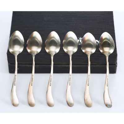 Набор кофейных ложек серебро 800 пр. М.Н. Wilkens & Sohne 60 гр. Германия конец XX века