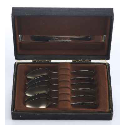 Набор кофейных ложек серебро 800 пр. М.Н. Wilkens & Sohne 60 гр. Германия конец XX века