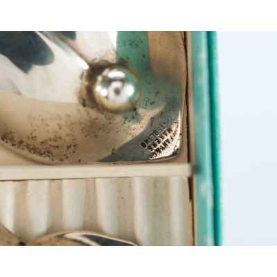 Менажницы Листья и яблоко серебро 925 пр. Tiffany & Со США 148 гр. Tiffany & Со, США 1950-1960 гг