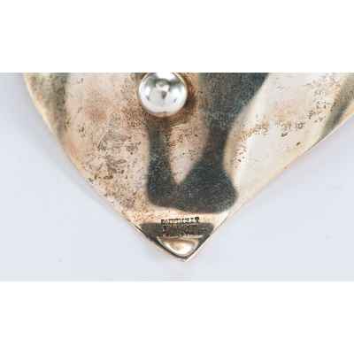 Менажницы Листья и яблоко серебро 925 пр. Tiffany & Со США 148 гр. Tiffany & Со, США 1950-1960 гг