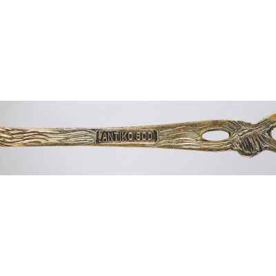 Набор кофейных ложек Тысячелетняя роза Koblbecker ФРГ сер. ХХ в. 58 гр. ФРГ 1959-1977 гг