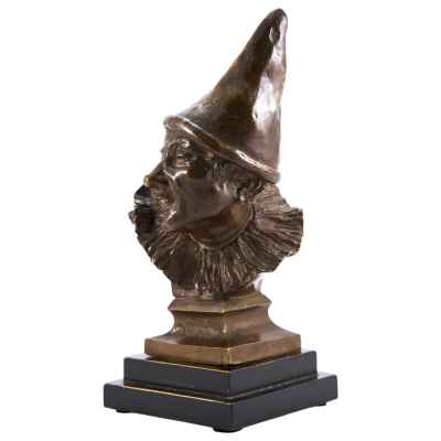 Скульптура бронзовая «Клоун» Германия около 1886 г