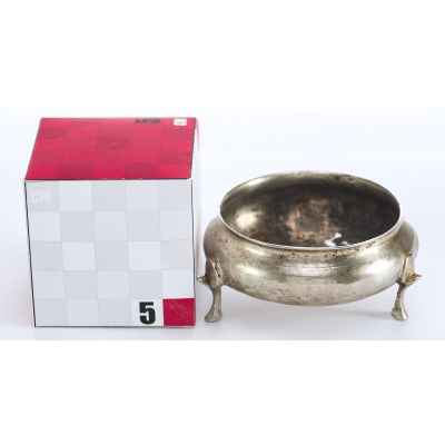 Солонка серебро 84 пр. МЦС Москва 1795 г. 34 гр. 3,2x6,8 см. Москва 1795