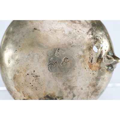 Солонка серебро 84 пр. МЦС Москва 1795 г. 34 гр. 3,2x6,8 см. Москва 1795