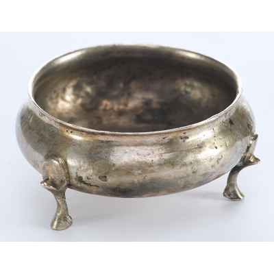 Солонка серебро 84 пр. МЦС Москва 1795 г. 34 гр. 3,2x6,8 см. Москва 1795