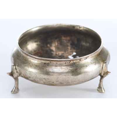 Солонка серебро 84 пр. МЦС Москва 1795 г. 34 гр. 3,2x6,8 см. Москва 1795