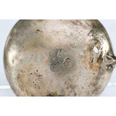 Солонка серебро 84 пр. МЦС Москва 1795 г. 34 гр. 3,2x6,8 см. Москва 1795