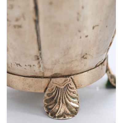 Молочник серебро 800 пр. Швеция 1857 г. 163 гр. Н-15,3 см. Швеция 1857