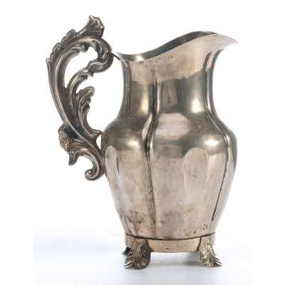 Молочник серебро 800 пр. Швеция 1857 г. 163 гр. Н-15,3 см. Швеция 1857