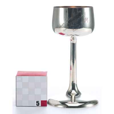 Фужер серебро 800 пр. Австрия нач. ХХ в. 122 гр. 16,2x8,9 см. Австрия начало ХХ века