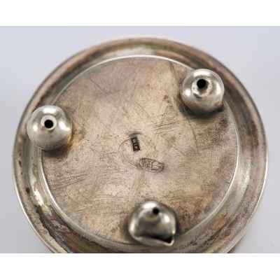 Солонка серебро 84 пр. Кострома 1908-26 гг. 16 гр. 3,2x4,5 см. Кострома 1908-1926 гг