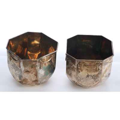 Парные вазы с владельческим гербом Германия Начало XX века