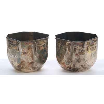 Парные вазы с владельческим гербом Германия Начало XX века