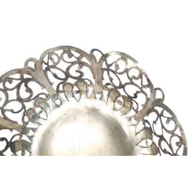 Конфетница серебро 800 пр. Германия кон. XIX в. 173 гр. D-22,2 см. Германия Конец XIX века