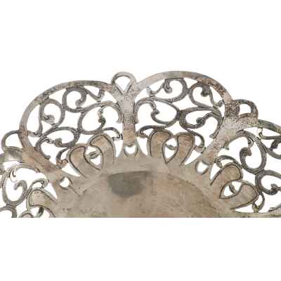 Конфетница серебро 800 пр. Германия кон. XIX в. 173 гр. D-22,2 см. Германия Конец XIX века