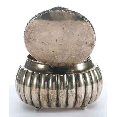 Шкатулка округлой формы с крышкой Будапешт, Австро-Венгрия Конец XIX века