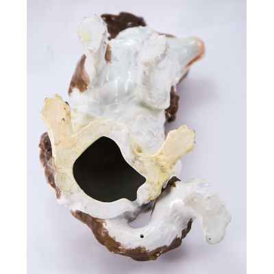 Скульптура Спаниэль Кинг Чарльз бисквитный фарфор Венская королевская мануфактура 1870-е гг. Н-20 см. Европа Конец XIX века