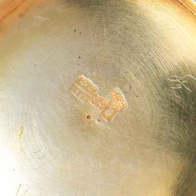 Сахарница серебро 84 пр. Н. Алексеев Москва 1860 г. 152 гр. 6,2x9 см. Москва около 1860 г