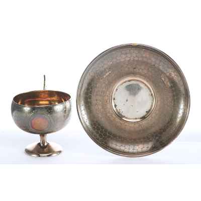 Чайная пара для холодных напитков, автор В. Акимов Москва около 1894 г