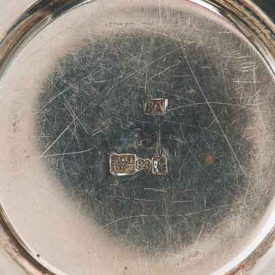 Чайная пара для холодных напитков, автор В. Акимов Москва около 1894 г