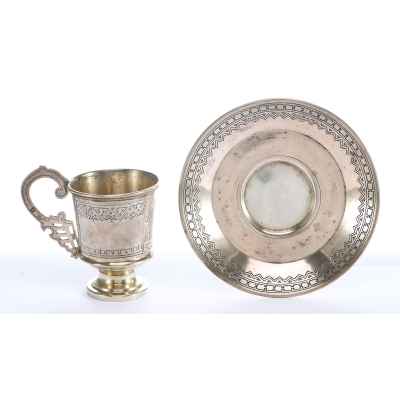 Чайная пара для холодных напитков Москва 1885