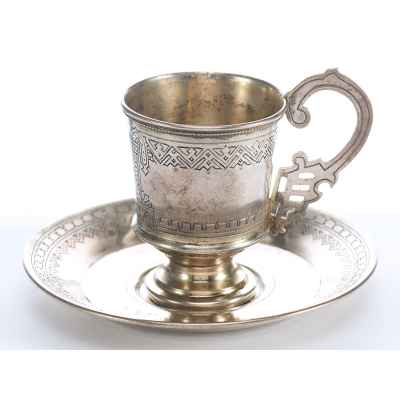 Чайная пара для холодных напитков Москва 1885