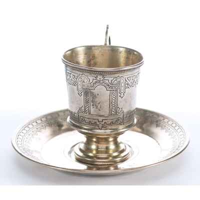 Чайная пара для холодных напитков Москва 1885