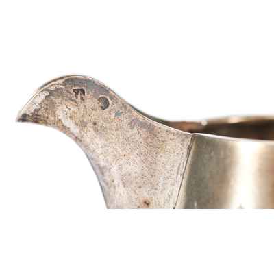 Сливочник серебро 84 пр. ГА Москва 1899-1908 гг. 139 гр. Н-10,2 см. Москва 1899-1908 гг