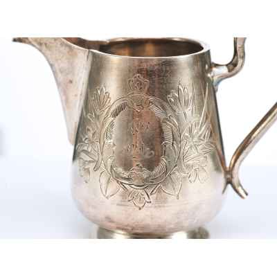 Сливочник серебро 84 пр. ГА Москва 1899-1908 гг. 139 гр. Н-10,2 см. Москва 1899-1908 гг