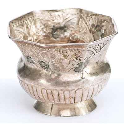 Стопка серебро Ф. Петров Москва 1750-68 гг. 19 гр. 3,6 см. Москва 1750-1768 гг