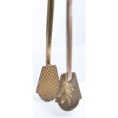 Щипцы для сахара серебро 875 пр. Москва 1920-40-е гг. 36 гр. 13 см. Москва 1927-1946 гг