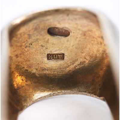 Щипцы для сахара серебро 875 пр. Москва 1920-40-е гг. 36 гр. 13 см. Москва 1927-1946 гг