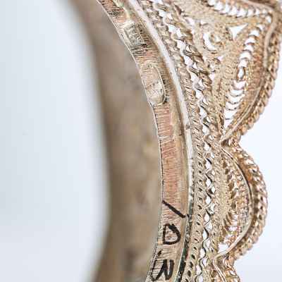 Парные подстаканники скань серебро 84 пр. АП Россия 209 гр. Н-7,8 гр. Россия XX век