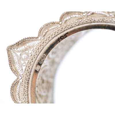 Парные подстаканники скань серебро 84 пр. АП Россия 209 гр. Н-7,8 гр. Россия XX век