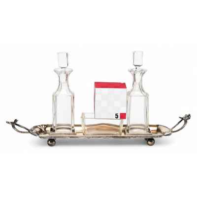 Набор для специй на подносе Европа Конец XIX века