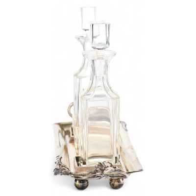 Набор для специй на подносе Европа Конец XIX века