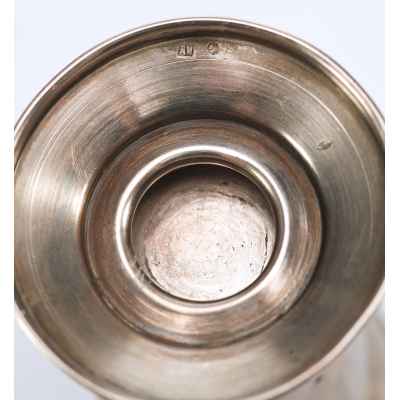 Стакан модерн серебро 84 пр. А. Иванов Москва нач. ХХ в. 92 гр. Н-11 см. Москва нач. ХХ в.