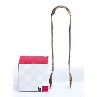 Щипцы для сахара серебро 800 пр. Австро-Венгрия 1847 г. 14,6 см. Австрия 1847