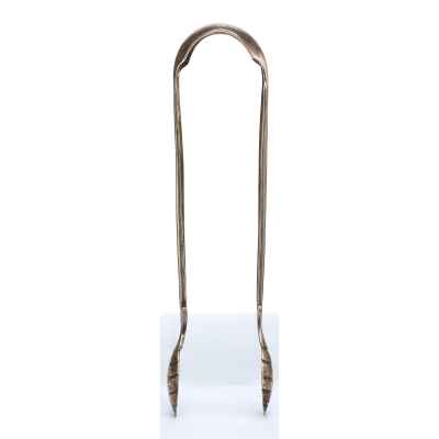 Щипцы для сахара серебро 800 пр. Австро-Венгрия 1847 г. 14,6 см. Австрия 1847