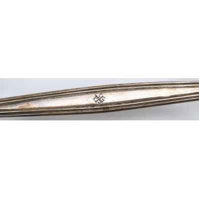 Подставки порт-куто серебро 800 пр. Австрия 1870-90-е гг. 69 гр. 3x10 см. Австрия после 1872 г