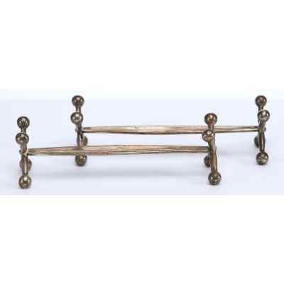 Подставки порт-куто серебро 800 пр. Австрия 1870-90-е гг. 69 гр. 3x10 см. Австрия после 1872 г